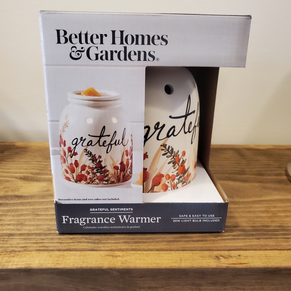 Better Homes & Gardens Full Size Fragrance Warmer, Grateful Sentiments